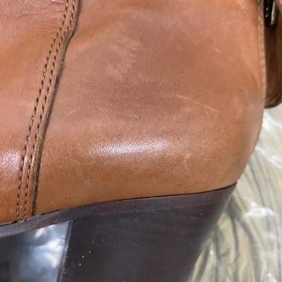 Coach Waldorf Tan Ankle Boots Size 7.5 - Picture 15 of 16